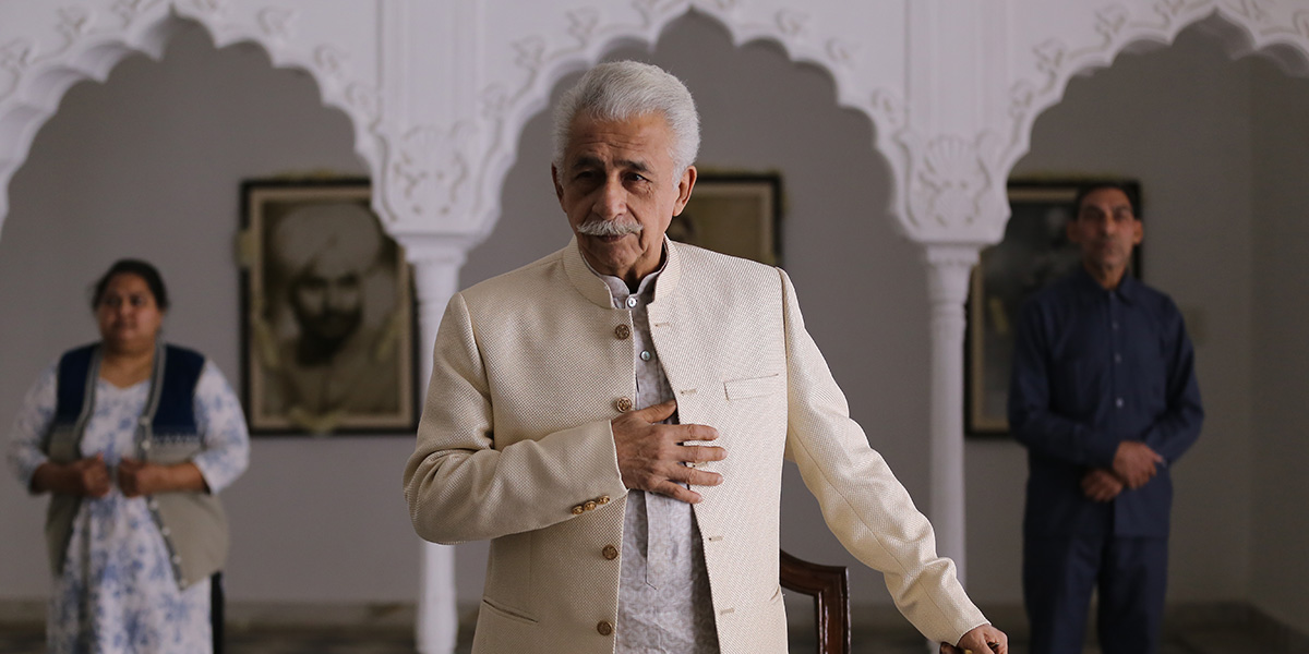 Naseeruddin Shah in The Hungry (2017). Image credit: Cinestaan Film Company/Film London. Naseeruddin Shah in The Hungry (2017). Image credit: Cinestaan Film Company/Film London.