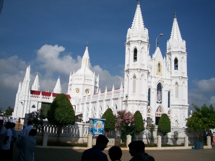 Basilica Our Lady of Velankanni in the Indian state of Tamil Nadu. D Fernandes, Author provided Basilica Our Lady of Velankanni in the Indian state of Tamil Nadu. D Fernandes, Author provided