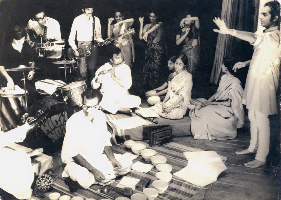 Ananda Shankar and his orchestra. Courtesy Tanusree Shankar. Ananda Shankar and his orchestra. Courtesy Tanusree Shankar.