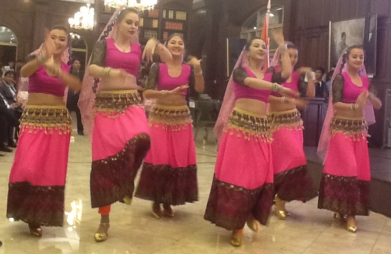 Members of the Kauhar dance group performing the song Nimbooda Nimbooda. Courtesy Aditi Bhaduri. Members of the Kauhar dance group performing the song Nimbooda Nimbooda. Courtesy Aditi Bhaduri.