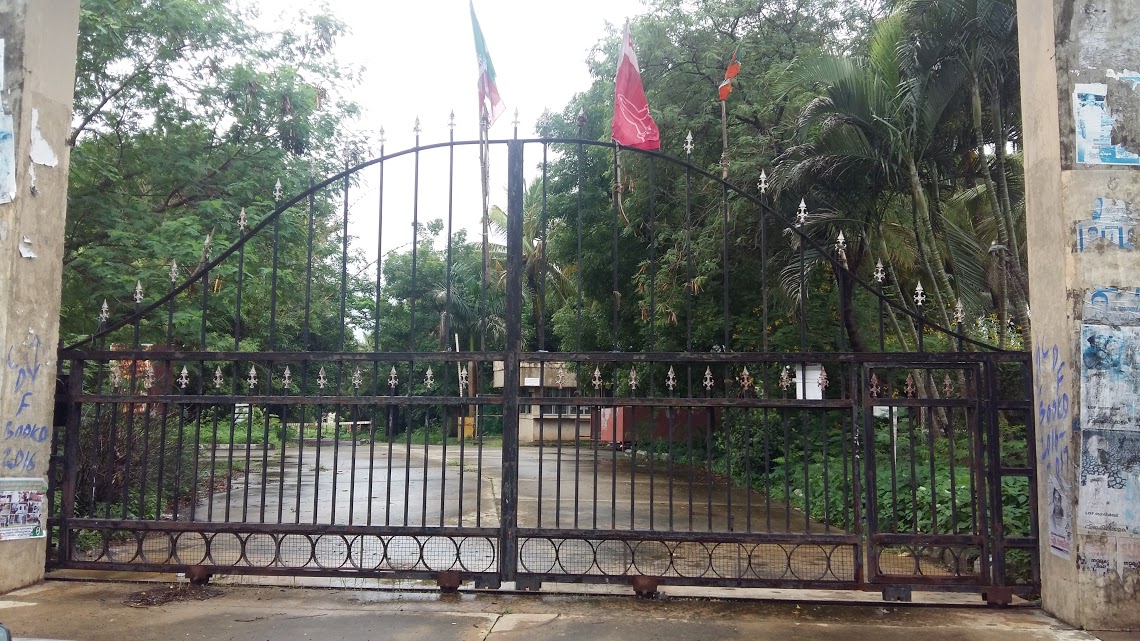 The exterior of the Coca-Cola factory which has been shut for the past 12 years but its impact continues to be felt in Plachimada today The exterior of the Coca-Cola factory which has been shut for the past 12 years but its impact continues to be felt in Plachimada today