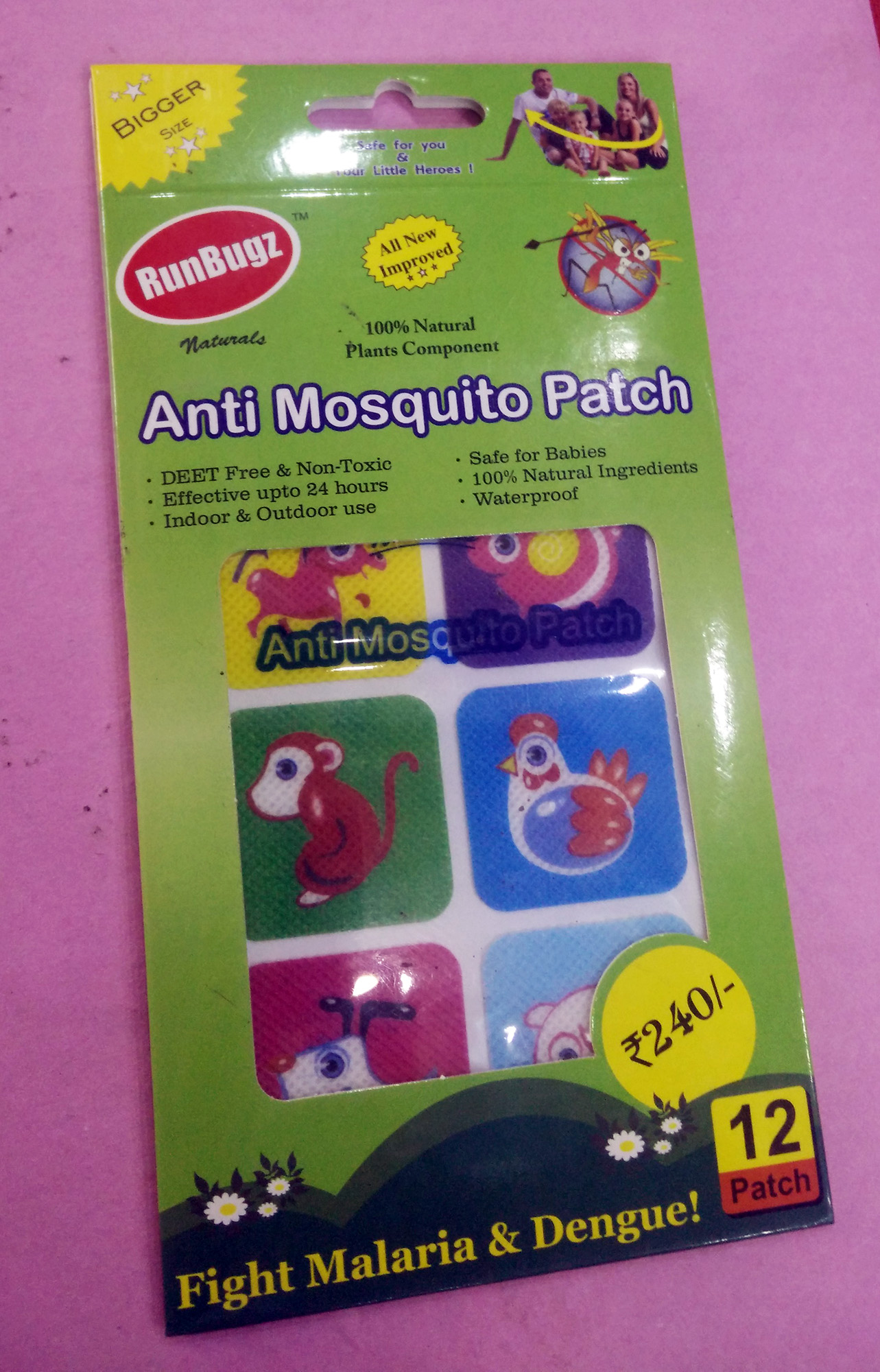 Mosquito stickers. Credit: Rhema Mukti Baxter Mosquito stickers. Credit: Rhema Mukti Baxter