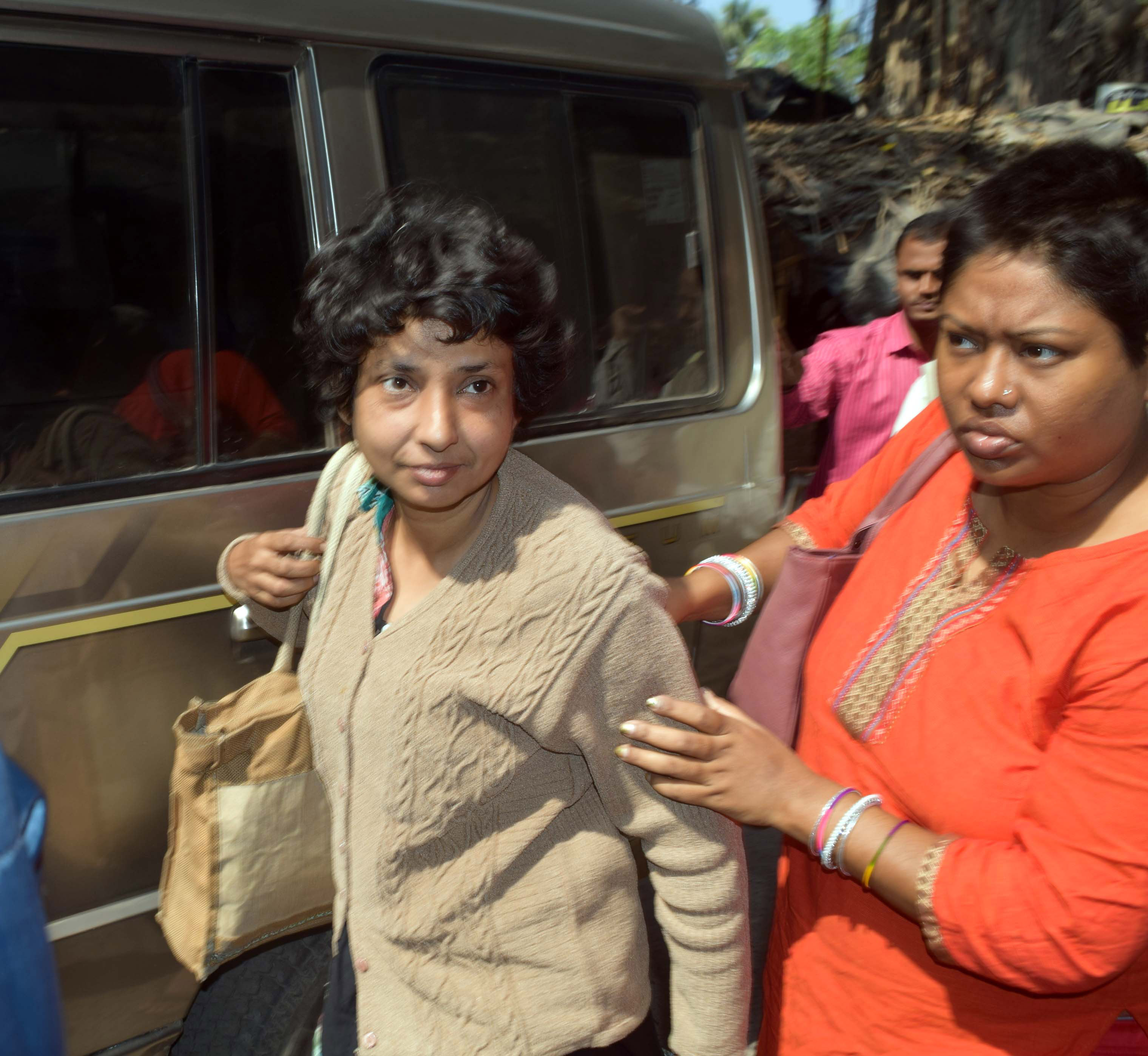 Sharmistha Choudhury was arrested on January 25 in connection with the clashes in Bhangar. Sharmistha Choudhury was arrested on January 25 in connection with the clashes in Bhangar.