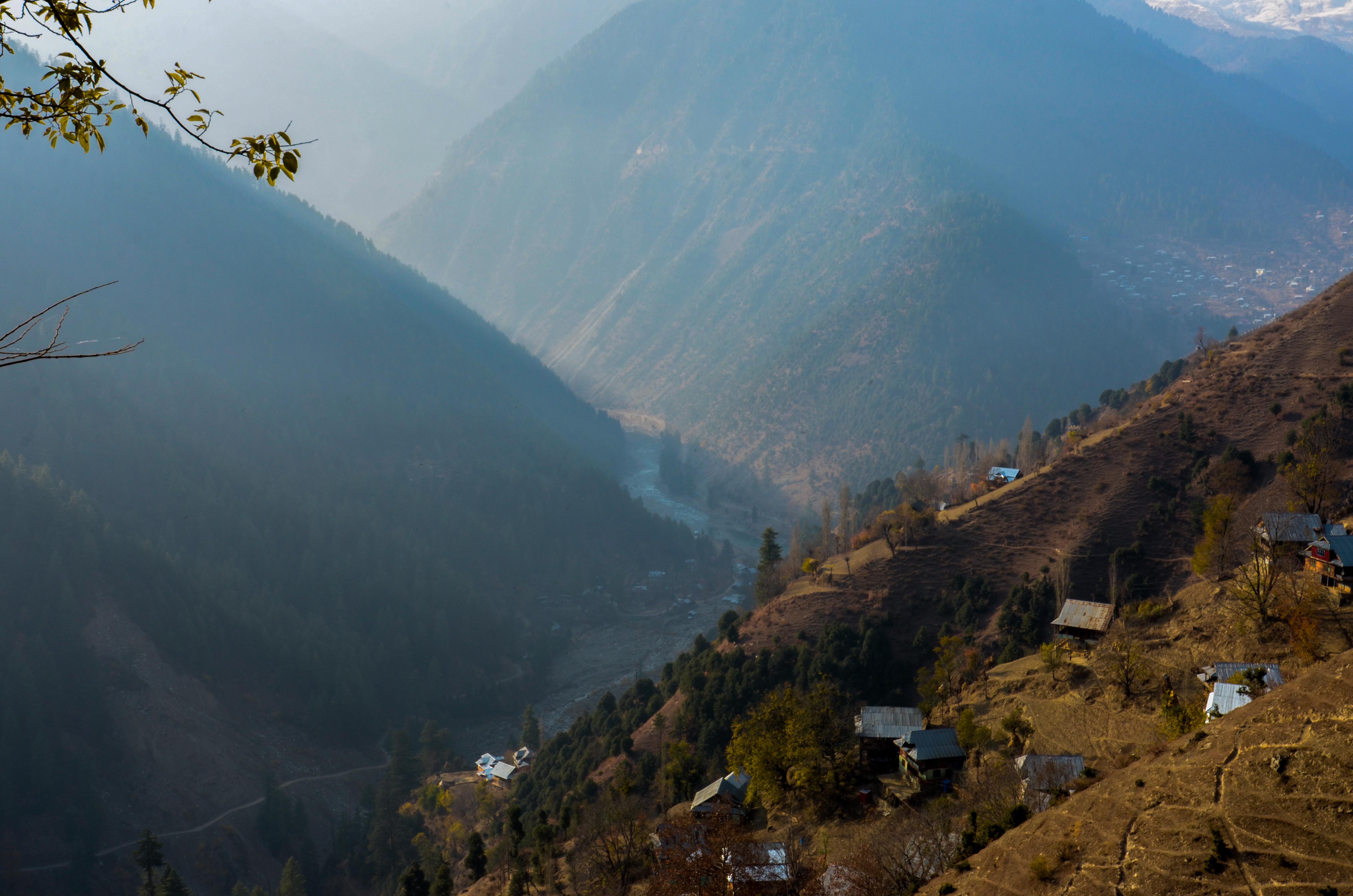Villages in Keran sector are a stone's throw from the Line of Control and the Neelum river. Villages in Keran sector are a stone's throw from the Line of Control and the Neelum river.