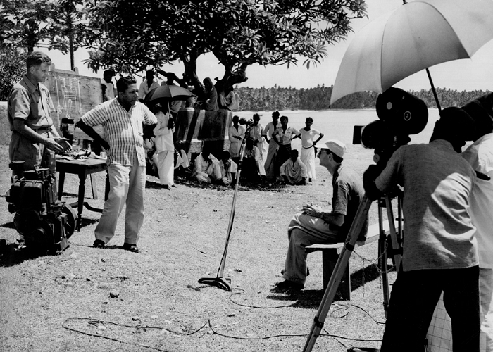 Jehangir Bhownagary (centre) during a film shoot. Courtesy Peter Sutoris. Jehangir Bhownagary (centre) during a film shoot. Courtesy Peter Sutoris.