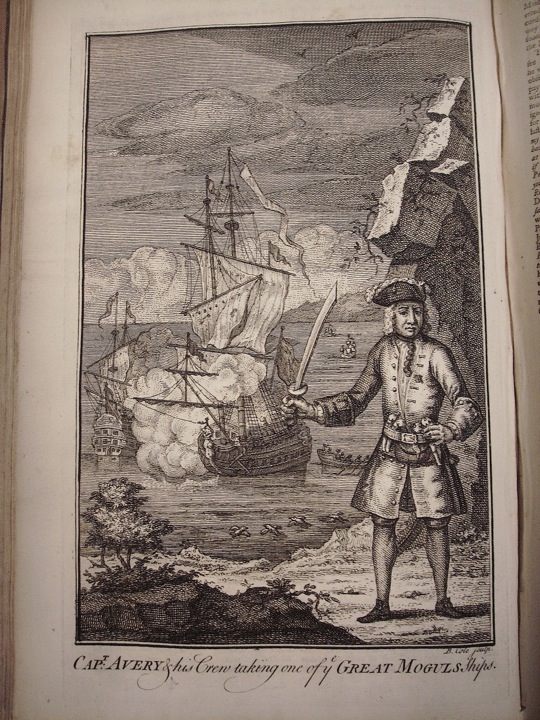 From A General and True History of the Lives and Actions of the Most Famous Highwaymen, Murderers, Street-Robbers etc., originally published in 1724 (this edition: Birmingham: R. Walker, 1742). The author, Captain Charles Johnson, has been identified with Daniel Defoe (c1660-1731). Image credit: British Library From A General and True History of the Lives and Actions of the Most Famous Highwaymen, Murderers, Street-Robbers etc., originally published in 1724 (this edition: Birmingham: R. Walker, 1742). The author, Captain Charles Johnson, has been identified with Daniel Defoe (c1660-1731). Image credit: British Library