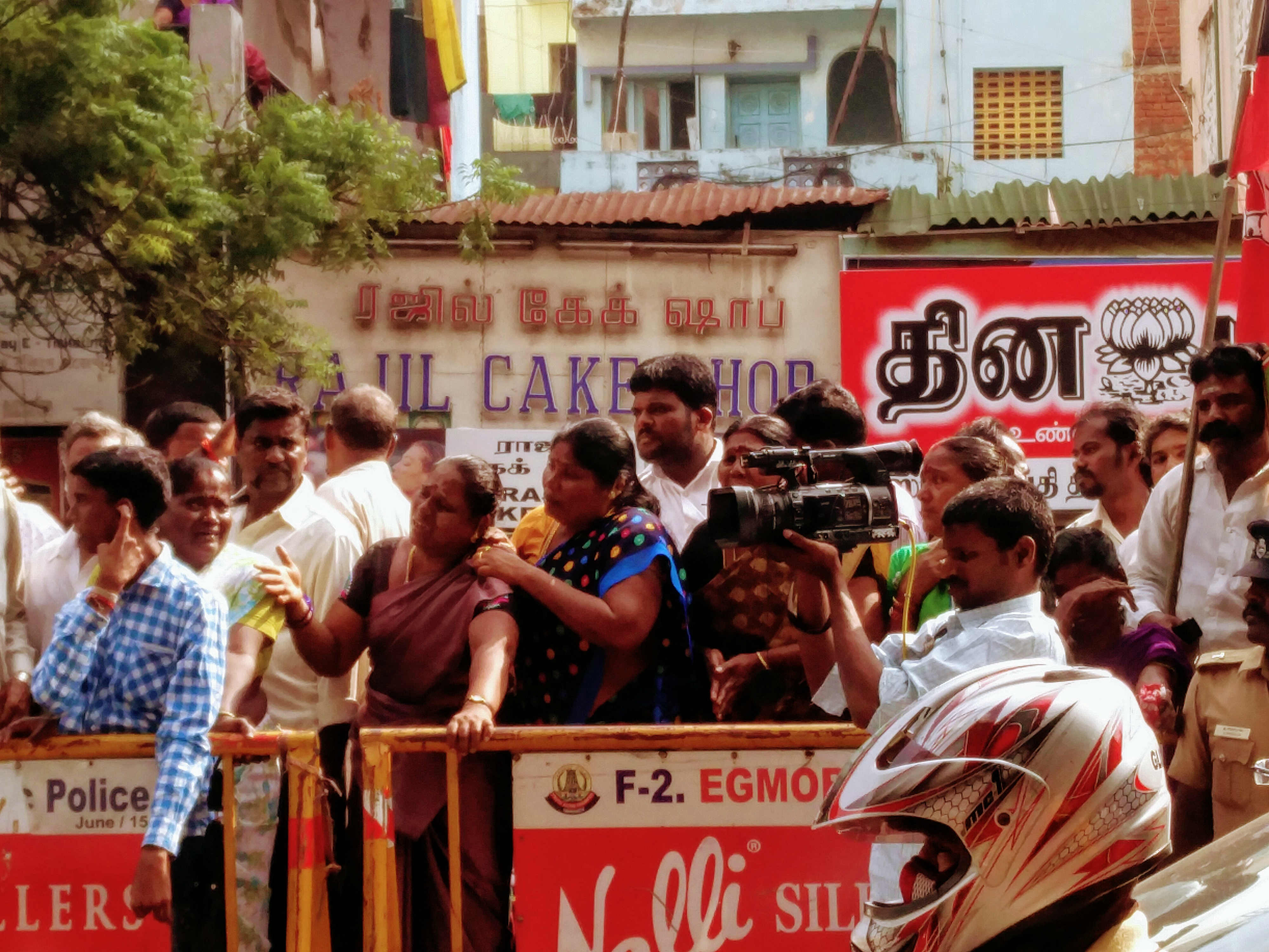 Supporters and media persons outside the Apollo Hospital in Chennai. Supporters and media persons outside the Apollo Hospital in Chennai.