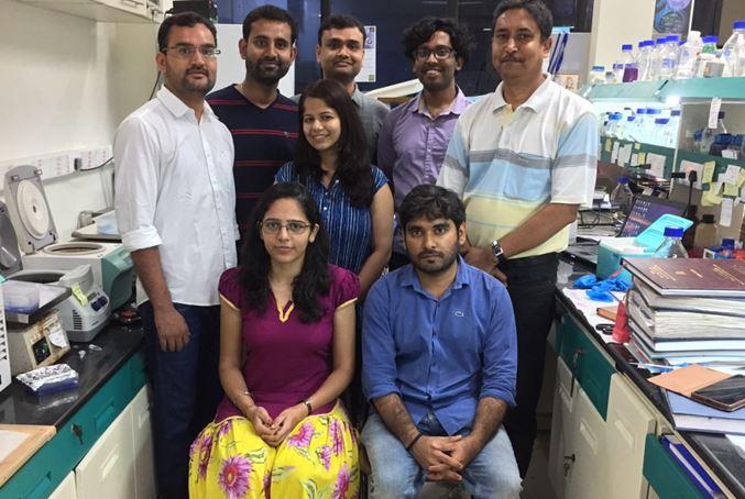 Professor Suman Dhar (extreme right) with her research team. Professor Suman Dhar (extreme right) with her research team.