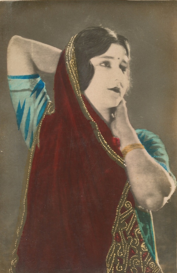 Silent cinema star Sulochana. Silent cinema star Sulochana.