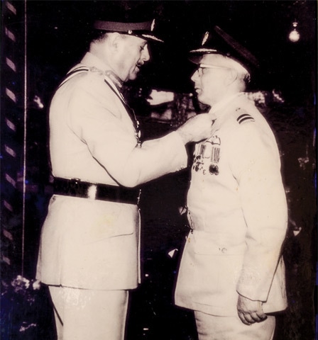Turowicz being decorated by President Ayub Khan in 1966 for meritorious service to the Pakistan Air Force -Photos by Tahir Jamal/White Star. Courtesy Pakistan Air Force Museum. Turowicz being decorated by President Ayub Khan in 1966 for meritorious service to the Pakistan Air Force -Photos by Tahir Jamal/White Star. Courtesy Pakistan Air Force Museum.