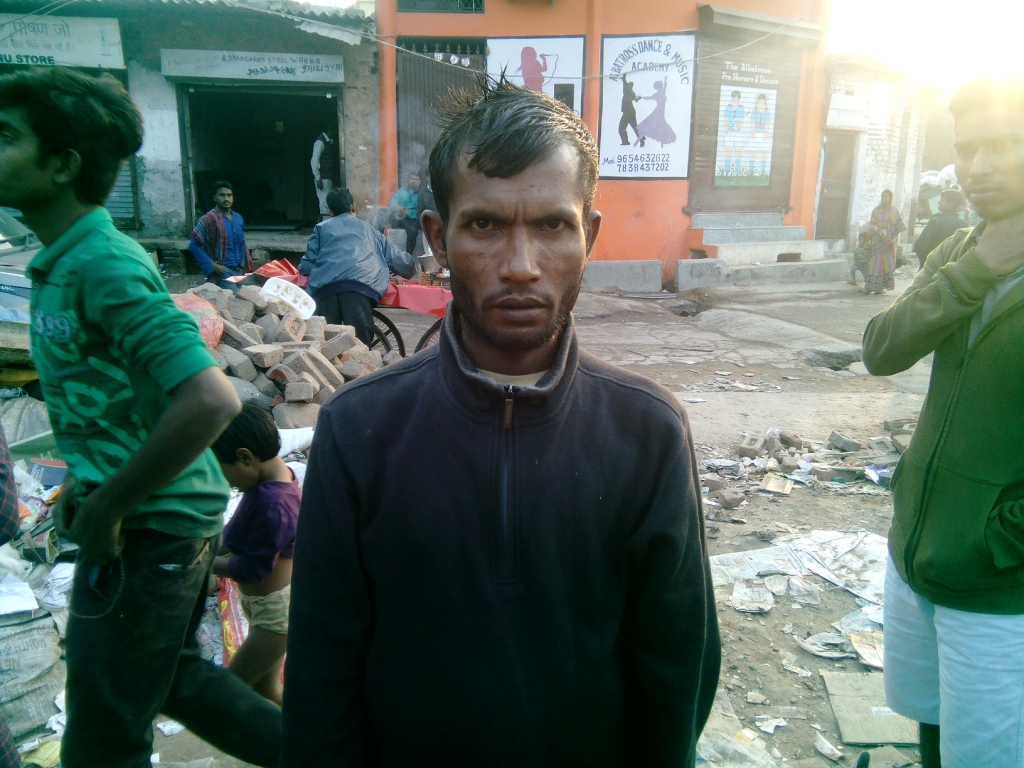 Abu Taher at the demolition site. Photo Abhishek Dey Abu Taher at the demolition site. Photo Abhishek Dey