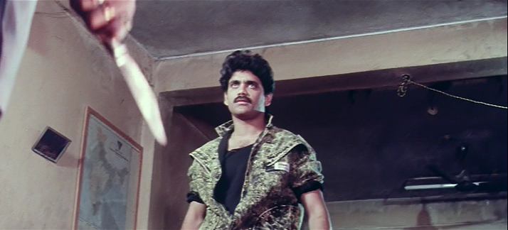 Nagarjuna in and as Shiva. Nagarjuna in and as Shiva.