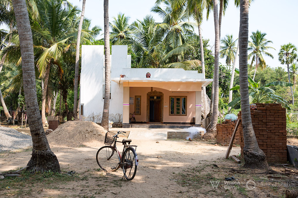 Harikrishna’s new home in Vilambur was built amid an Edenic grove of palms on land that has been in his family for at least ten generations. Photo Dhruv Malhotra Harikrishna’s new home in Vilambur was built amid an Edenic grove of palms on land that has been in his family for at least ten generations. Photo Dhruv Malhotra