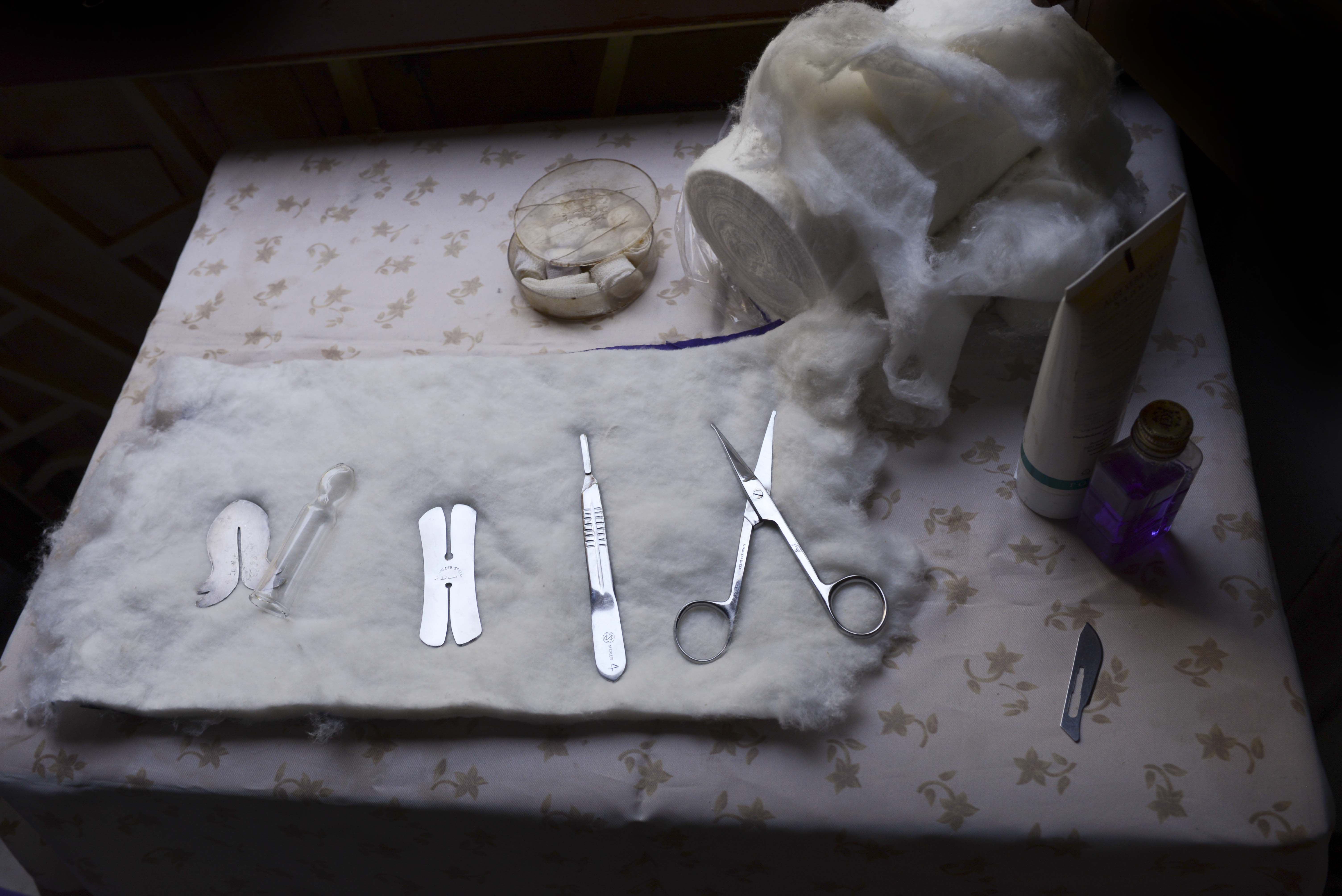 Tools of circumcision (Credit: Bindi Sheth). Tools of circumcision (Credit: Bindi Sheth).