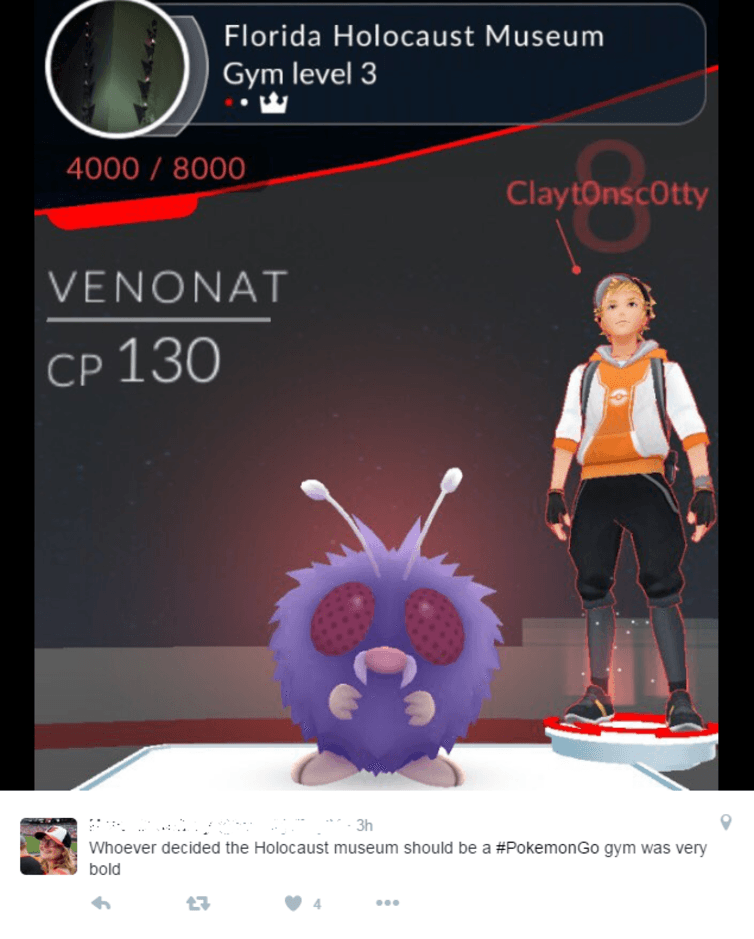 Florida Holocaust Museum is a Pokemon Gym. Florida Holocaust Museum is a Pokemon Gym.