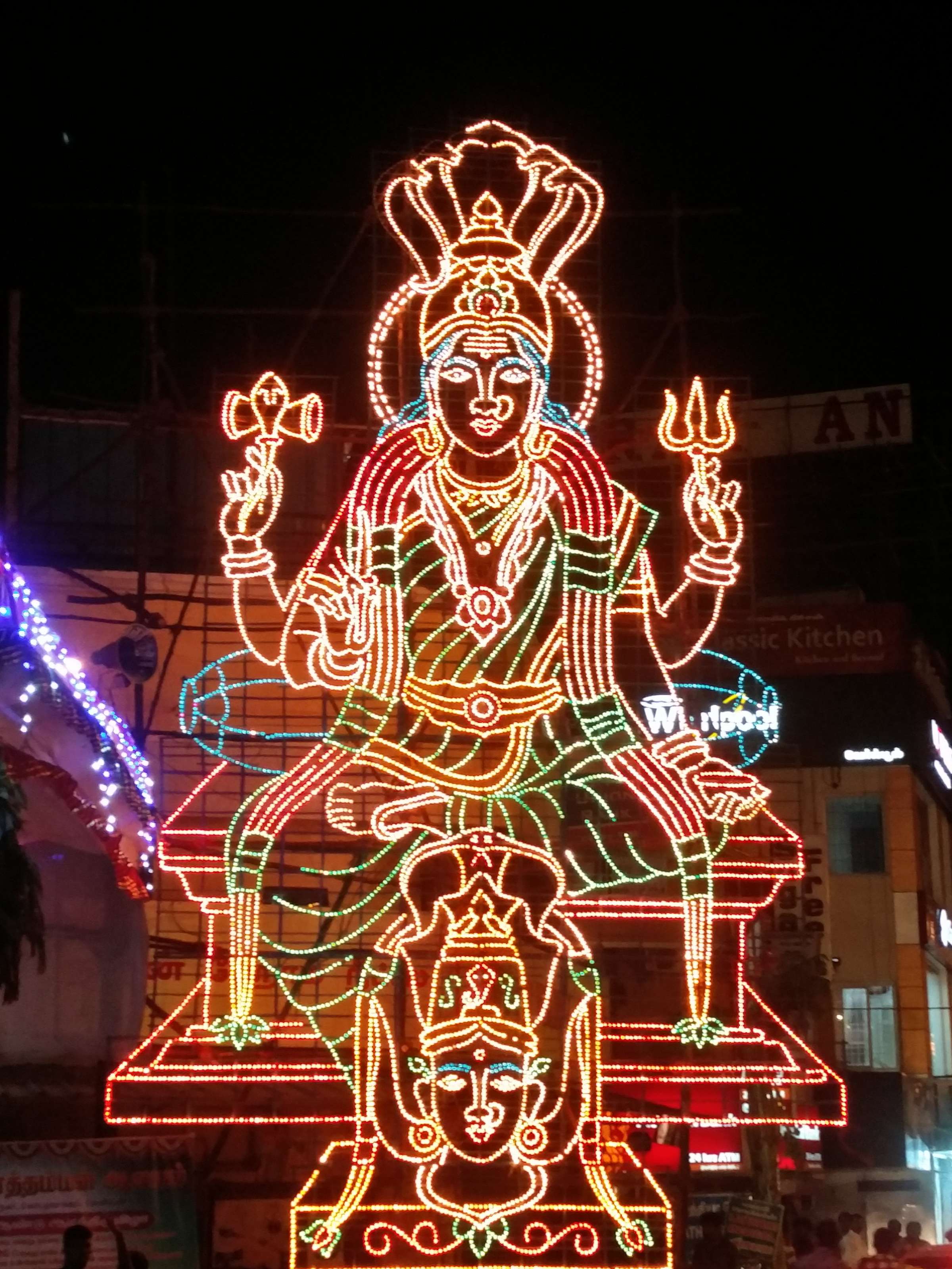 The Nagathamman goddess. The Nagathamman goddess.