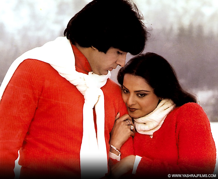 Rekha and Amitabh Bachchan in ‘Silsila’. Courtesy Yash Raj Films. Rekha and Amitabh Bachchan in ‘Silsila’. Courtesy Yash Raj Films.