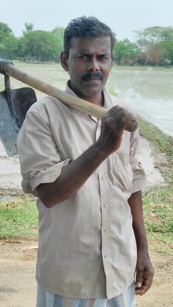 Francis, a farmer, said not all in the Cauvery delta region could afford a borewell to use groundwater. Francis, a farmer, said not all in the Cauvery delta region could afford a borewell to use groundwater.