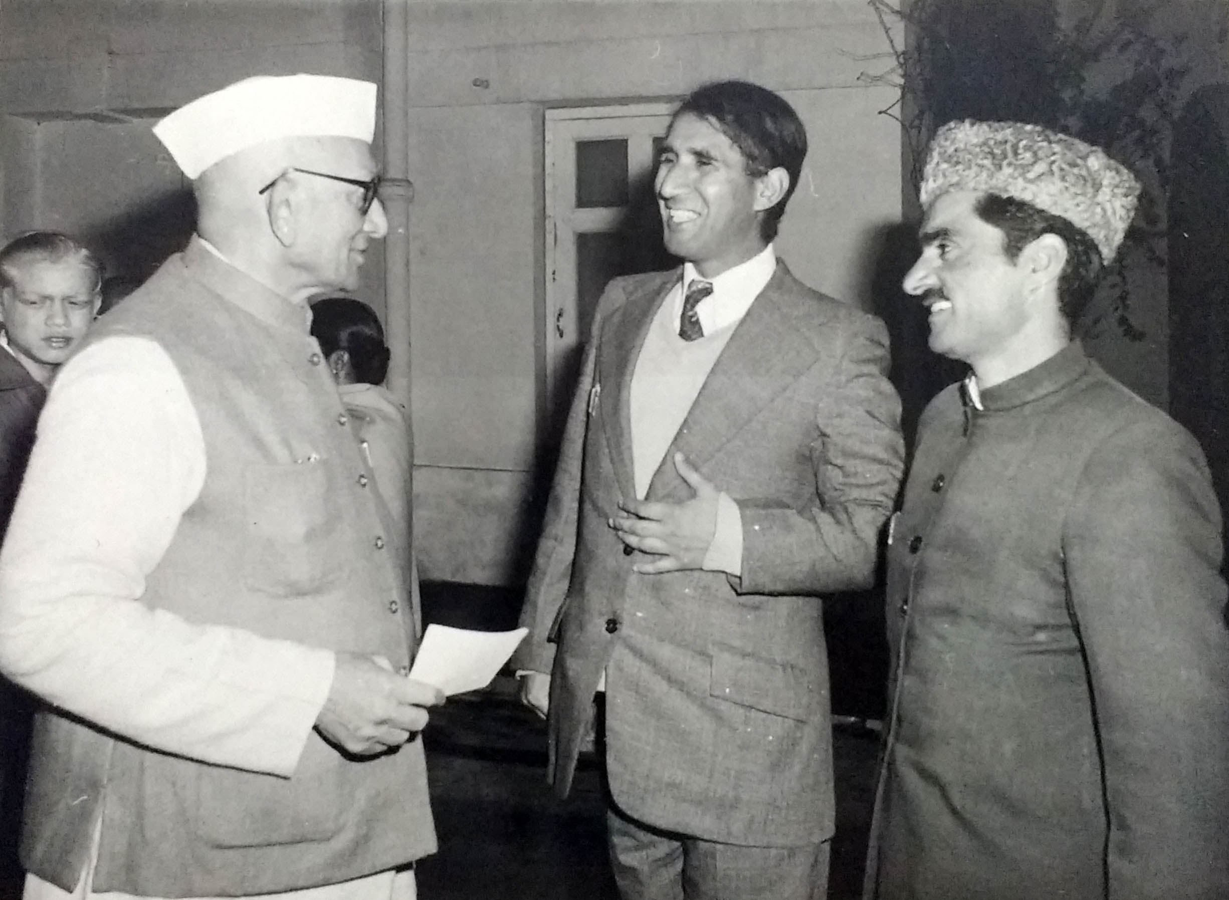 Abdul Rashid Kabuli (centre) with Prime Minister Morarji Desai. (Photo courtesy: Abdul Rashid Kabuli). Abdul Rashid Kabuli (centre) with Prime Minister Morarji Desai. (Photo courtesy: Abdul Rashid Kabuli).