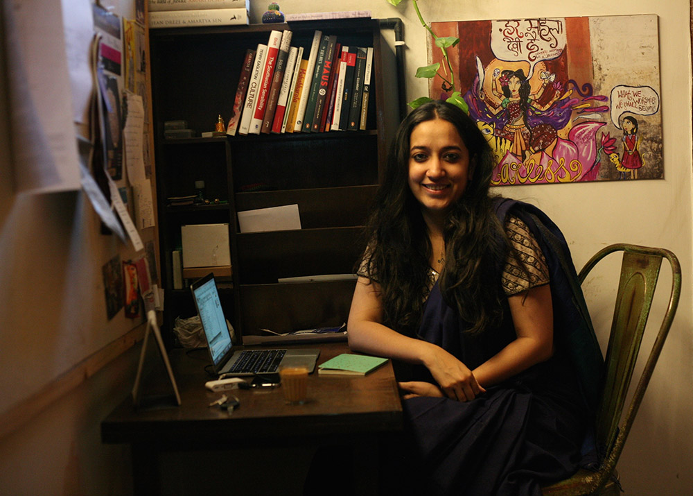 Avni Sethi in her office. Avni Sethi in her office.