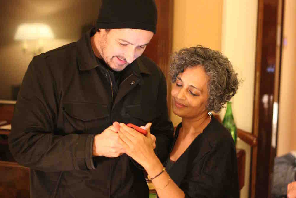 Not quite selfies When John Cusack got Arundhati Roy, Edward Snowden