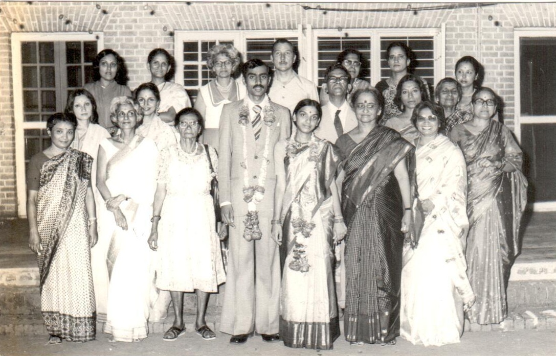 V Ramkumar (in bell bottoms) and his wife Vani received about 10 alarm clocks as wedding presents. V Ramkumar (in bell bottoms) and his wife Vani received about 10 alarm clocks as wedding presents.