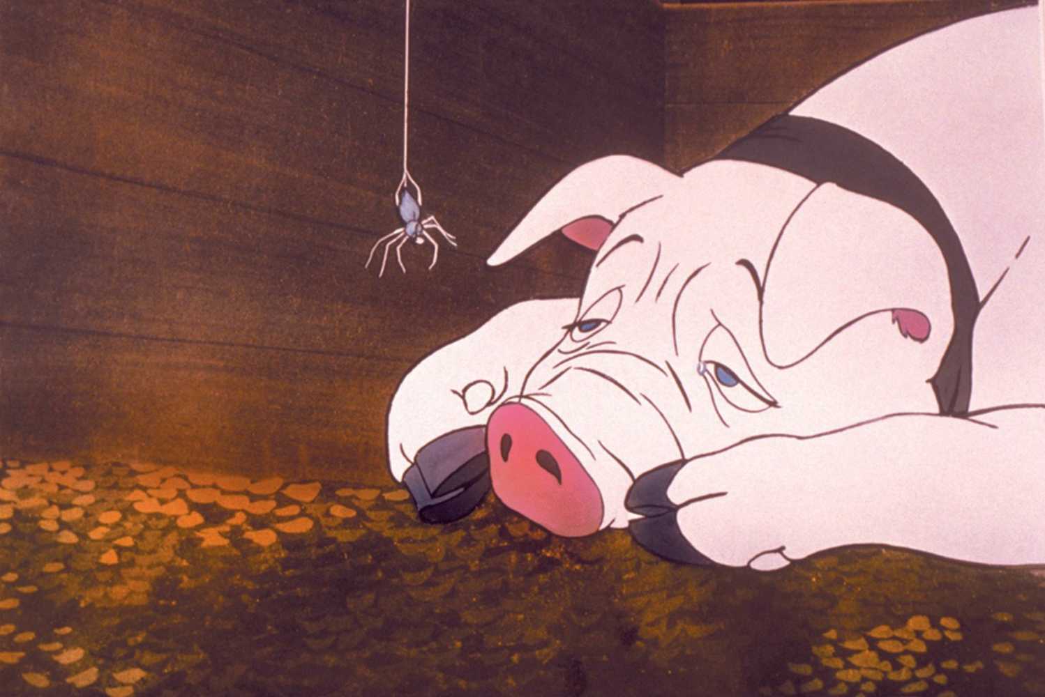 "Charlotte’s Web" (1952) deals with death by making the subject a spider instead of a person. Image credit: Hanna-Barbera Productions "Charlotte’s Web" (1952) deals with death by making the subject a spider instead of a person. Image credit: Hanna-Barbera Productions