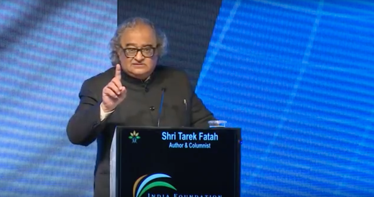 Tarek Fatah at the India Ideas Concave 2016. Tarek Fatah at the India Ideas Concave 2016.