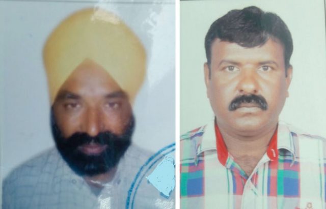 Jaswinder Singh and P Satyanarayana worked at the same construction company for 23 years. Jaswinder Singh and P Satyanarayana worked at the same construction company for 23 years.