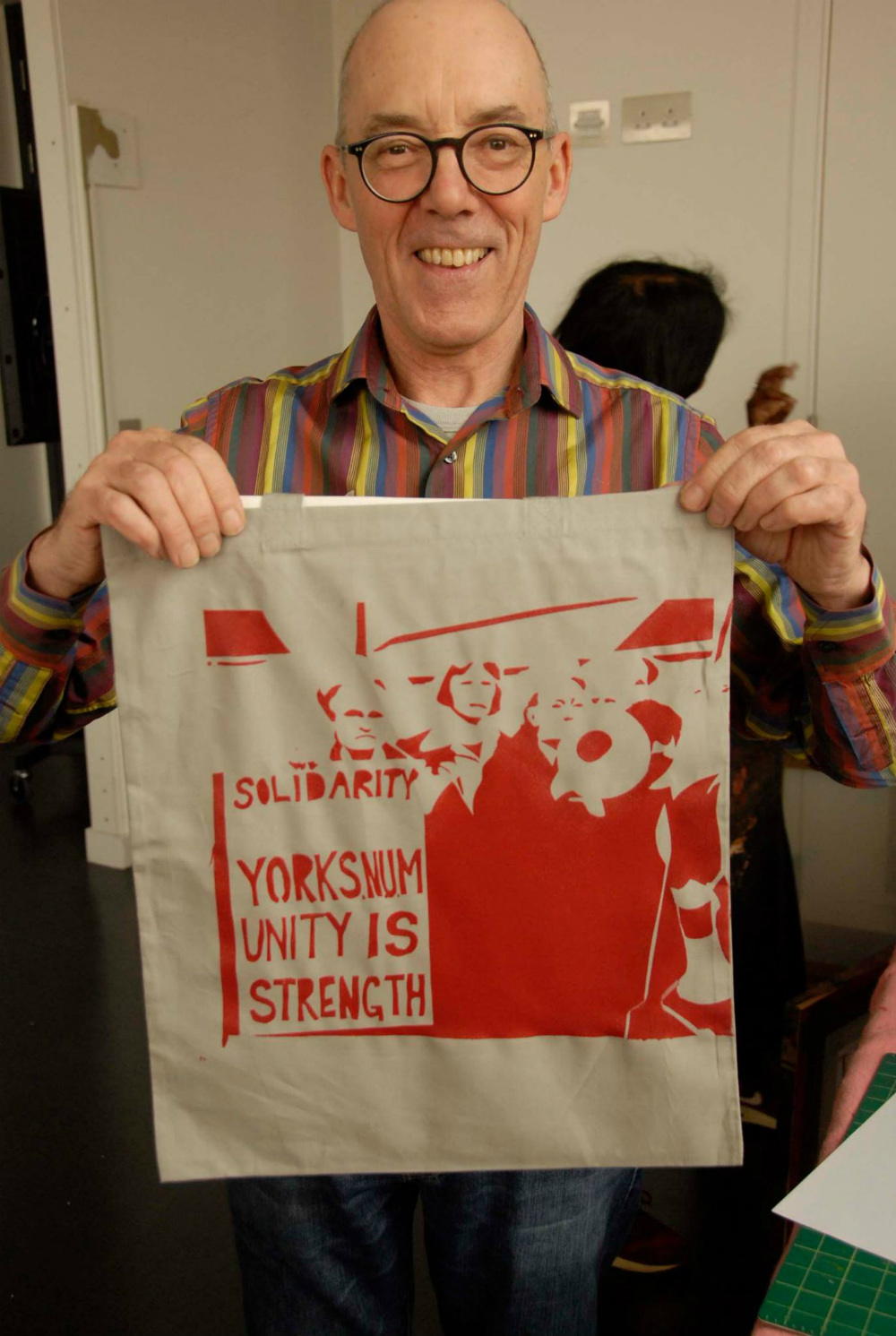 Mike Jackson at the Grunwick40 workshop. Courtesy: Facebook.com/Grunwick40 Mike Jackson at the Grunwick40 workshop. Courtesy: Facebook.com/Grunwick40
