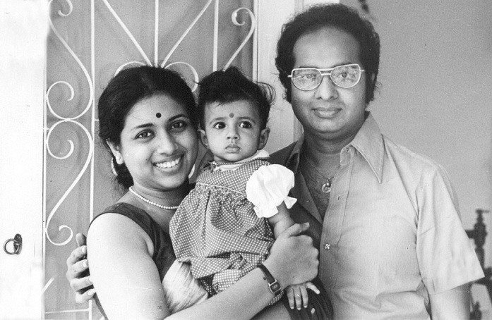 Ananda and Tanusree with their daughter Sreenanda. Courtesy Tanusree Shankar. Ananda and Tanusree with their daughter Sreenanda. Courtesy Tanusree Shankar.
