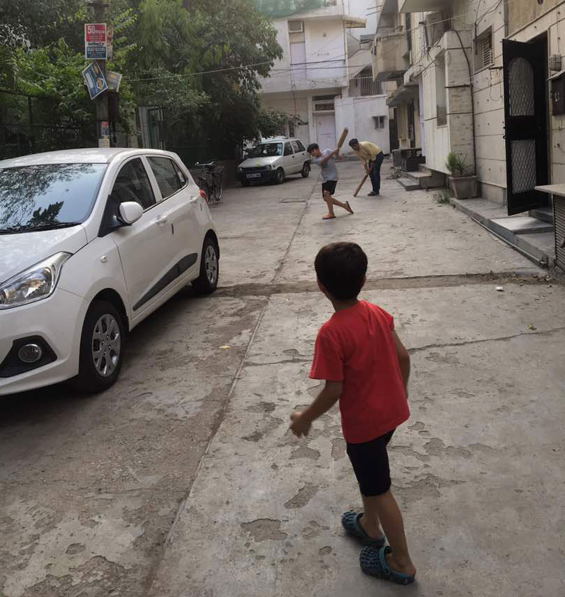Monika Chaudhary's son plays cricket. Monika Chaudhary's son plays cricket.