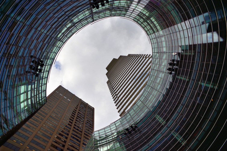 Bloomberg tower. jaroslavd/Flickr, CC BY-NC-ND Bloomberg tower. jaroslavd/Flickr, CC BY-NC-ND