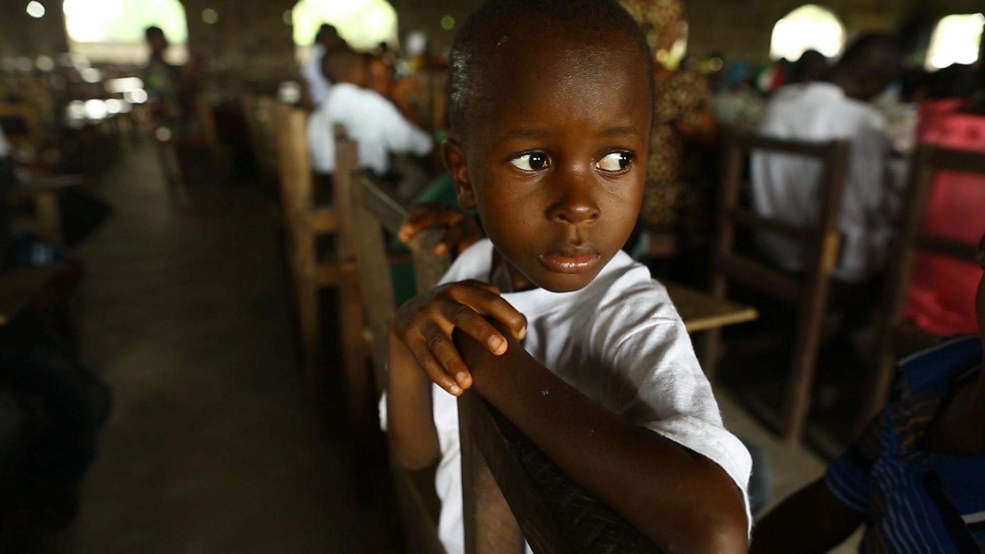 Six-year-old Ebola survivor Patrick Poopei attends Sunday service at his local church in Paynesville, Liberia. (Photo: #ISurvivedEbola/Flickr) Six-year-old Ebola survivor Patrick Poopei attends Sunday service at his local church in Paynesville, Liberia. (Photo: #ISurvivedEbola/Flickr)