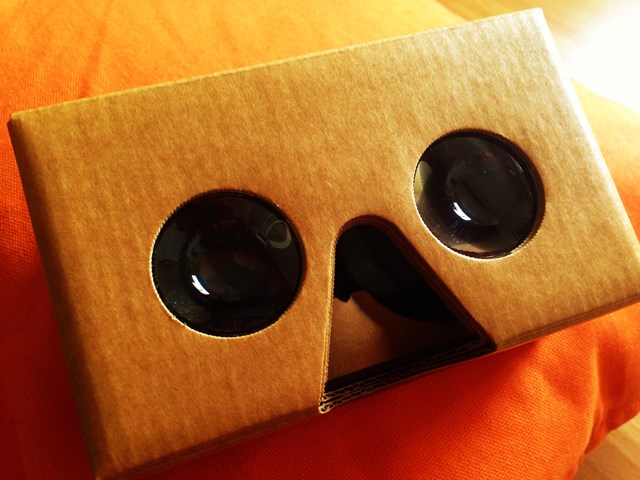 Google Cardboard. Credit: Radhika Iyengar Google Cardboard. Credit: Radhika Iyengar