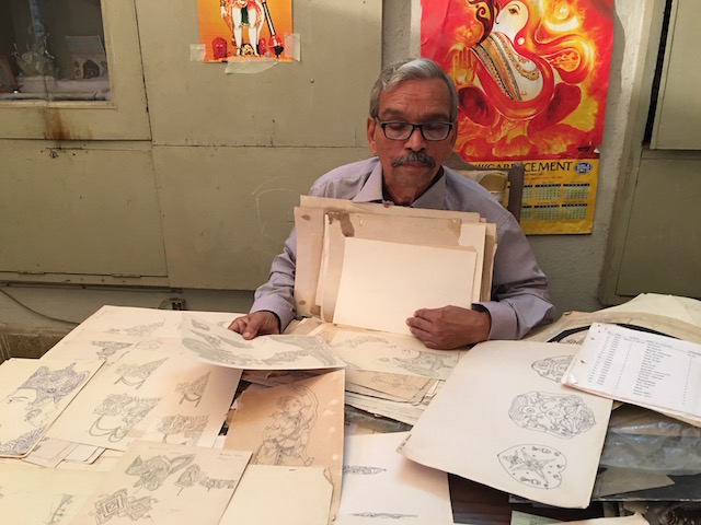 Hirabhai Patel in his office at Vrindavan Studios. Photo by Venkataraghavan Rajagopalan. Hirabhai Patel in his office at Vrindavan Studios. Photo by Venkataraghavan Rajagopalan.