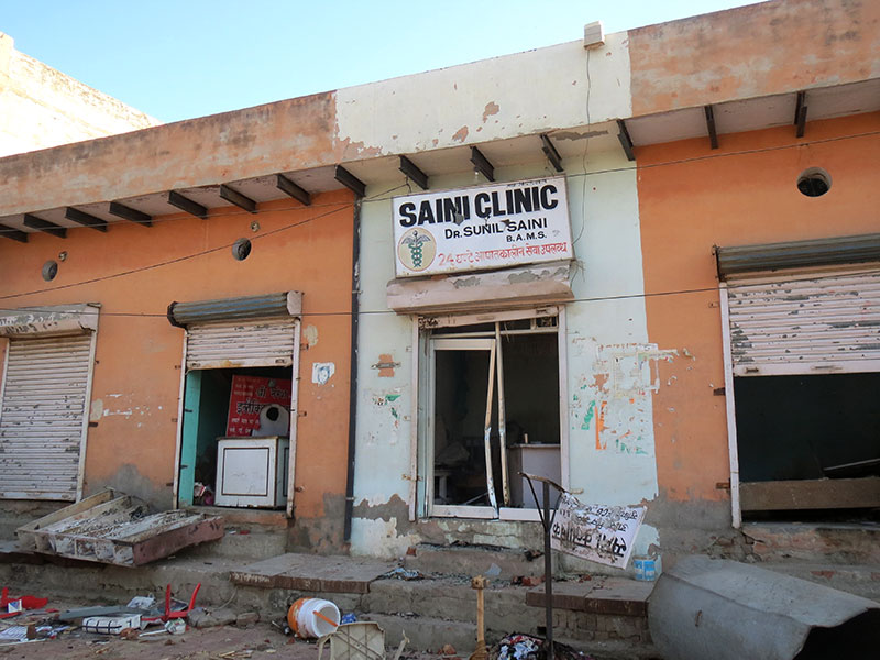 Shops and establishments run by Sainis were targeted in Jhajjar. Shops and establishments run by Sainis were targeted in Jhajjar.