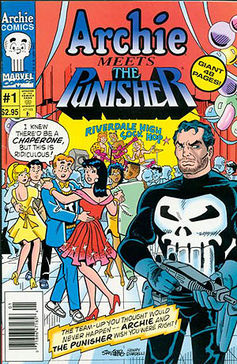 Archie meets the Punisher. Archie Comic Publications. Archie meets the Punisher. Archie Comic Publications.