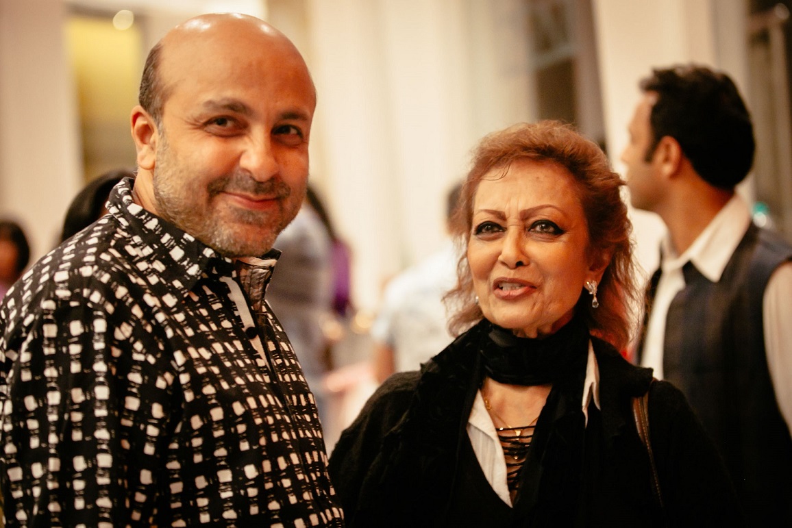 Brahmanand S Siingh and Chitra Singh after the trial screening. Still courtesy Mobius Biopics; photograph by Payal Kumar Brahmanand S Siingh and Chitra Singh after the trial screening. Still courtesy Mobius Biopics; photograph by Payal Kumar