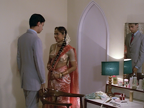 Aditya Bhattacharya and Smita Patil in Mandi. Aditya Bhattacharya and Smita Patil in Mandi.