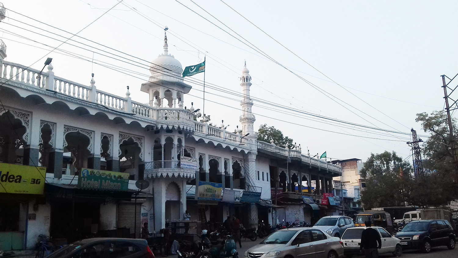 The Paltan ki Masjid in Udaipur's Chetak Circle. (Photo credit: Abhishek Dey). The Paltan ki Masjid in Udaipur's Chetak Circle. (Photo credit: Abhishek Dey).