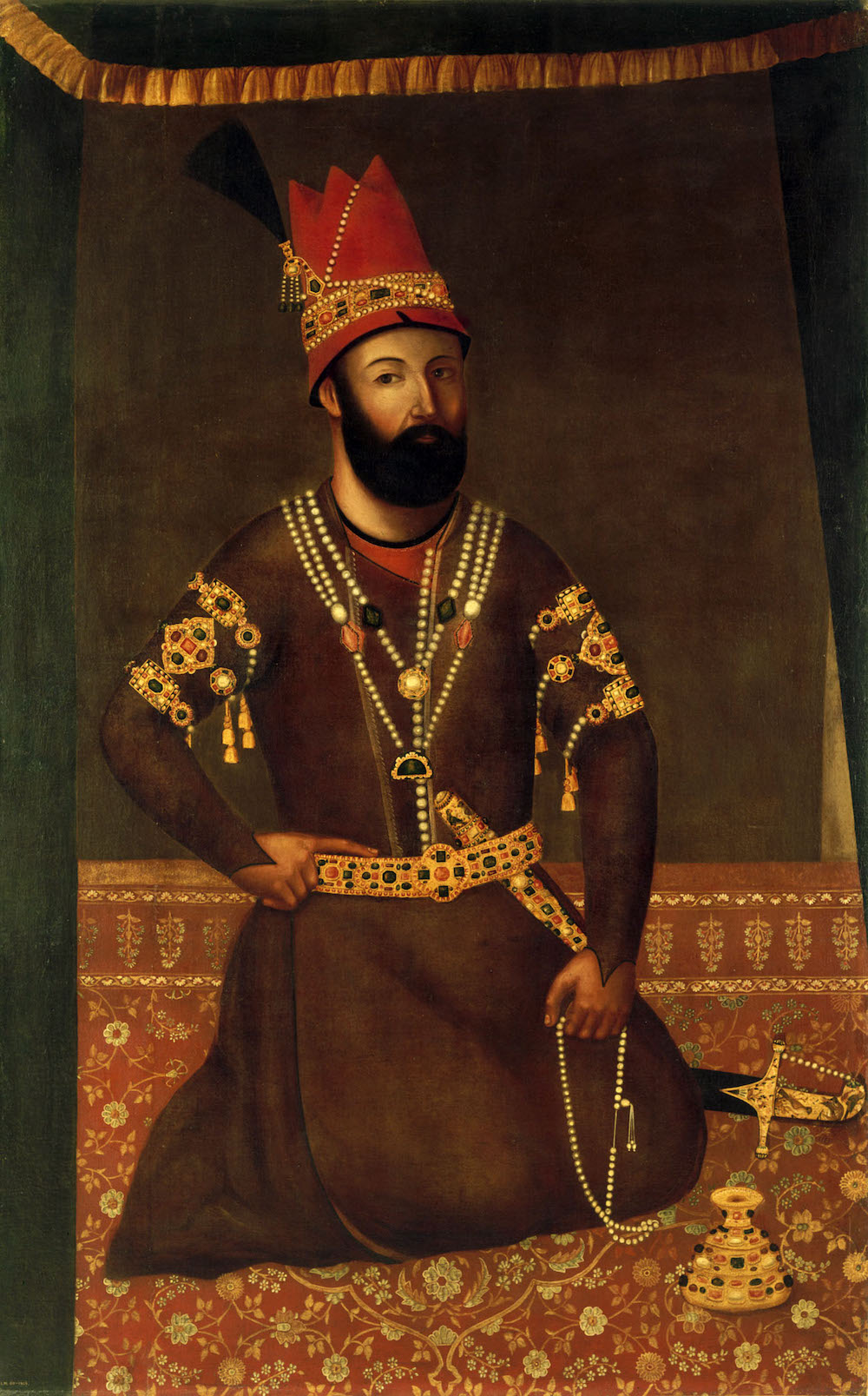Portrait of Nader Shah (1688 – 1747). After his invasion of Delhi, he left with priceless loot, including the Peacock Throne, the Koh-i-Noor and all the treasure accumulated by generations of Mughals. Safavid school, 18th century. Image source: Wikimedia Commons Portrait of Nader Shah (1688 – 1747). After his invasion of Delhi, he left with priceless loot, including the Peacock Throne, the Koh-i-Noor and all the treasure accumulated by generations of Mughals. Safavid school, 18th century. Image source: Wikimedia Commons