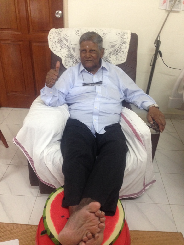 I Ponnampalan is disheartened by news of social discord and conflict in India. Photo credit: Ajaz Ashraf I Ponnampalan is disheartened by news of social discord and conflict in India. Photo credit: Ajaz Ashraf