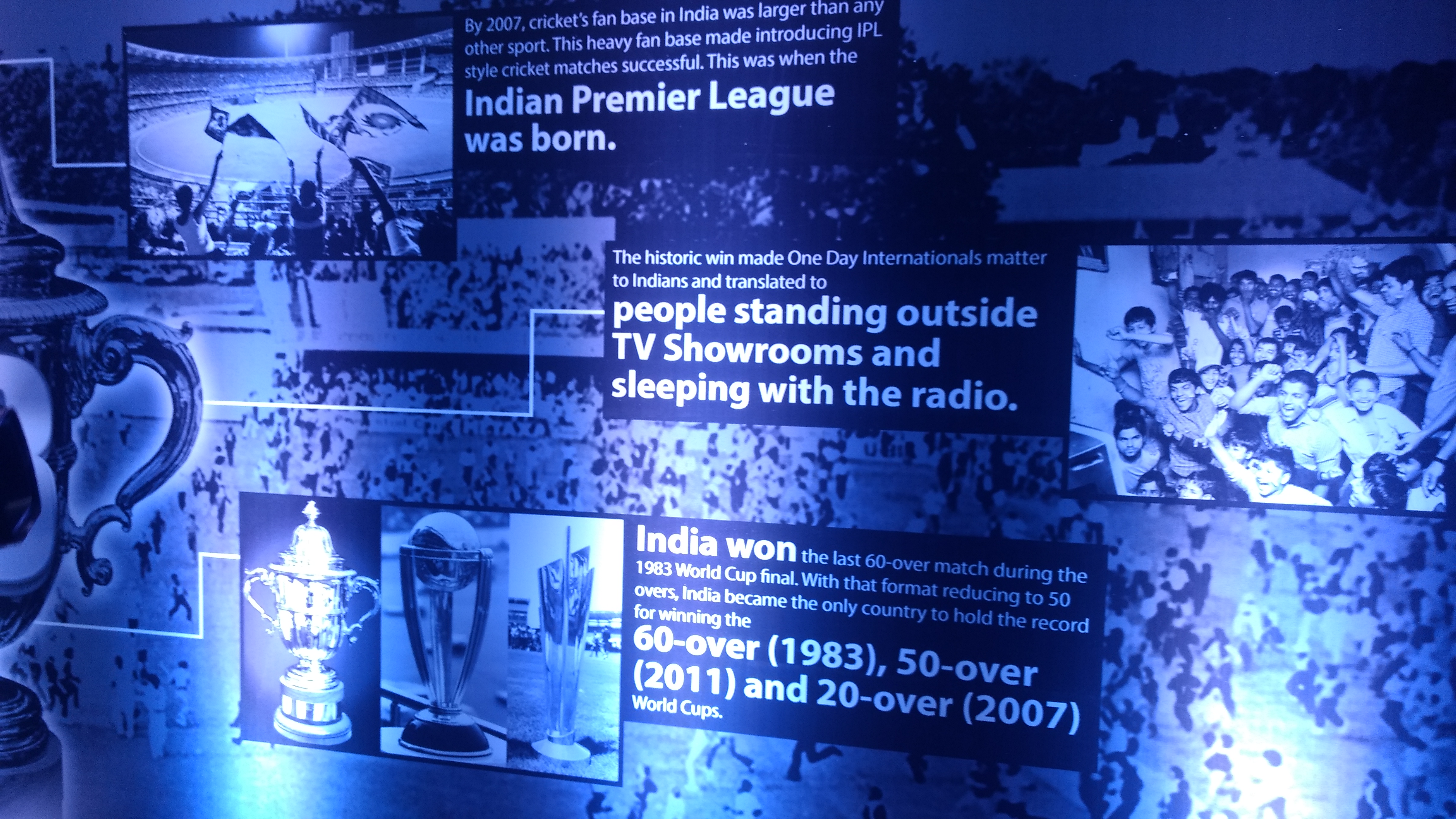 The impact of 1983 World Cup / Photo: Vinayakk Mohanarangan - Scroll.in The impact of 1983 World Cup / Photo: Vinayakk Mohanarangan - Scroll.in