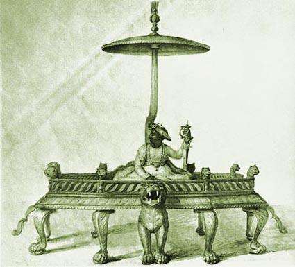 Tipu Sultan seated on his throne | Image credit: Wikimedia Commons Tipu Sultan seated on his throne | Image credit: Wikimedia Commons