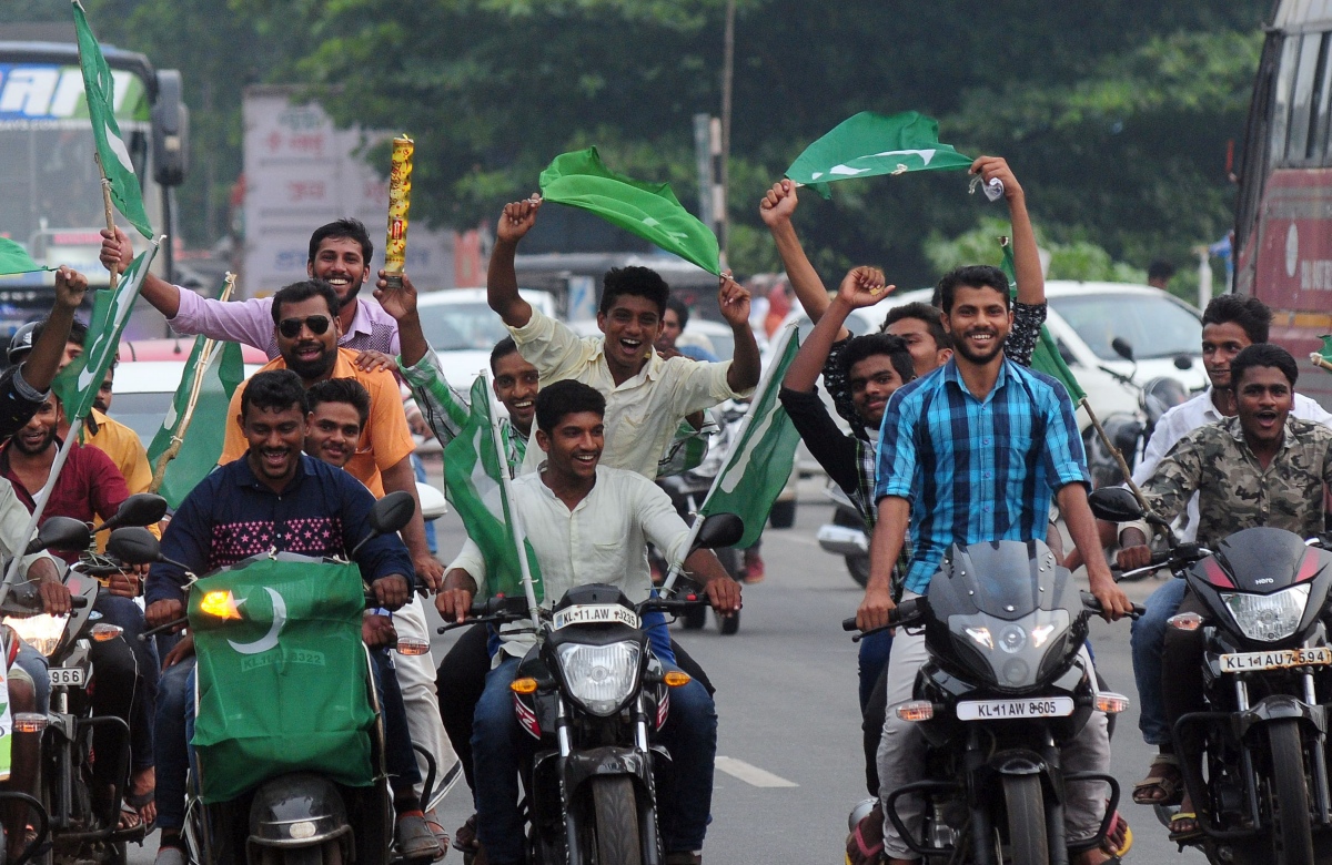 A file photo of Muslim League supporters celebrating their candidate's win in local body elections in Kerala. (Photo credit: TA Ameerudheen). A file photo of Muslim League supporters celebrating their candidate's win in local body elections in Kerala. (Photo credit: TA Ameerudheen).