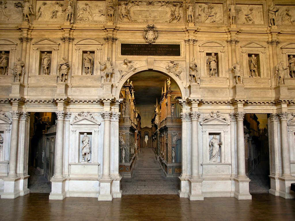 Teatro Olimpico. Image credit: Peter Geymayer/Wikimedia Commons Teatro Olimpico. Image credit: Peter Geymayer/Wikimedia Commons