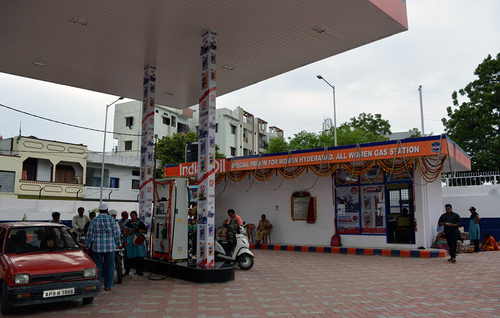 A view of the all-women fuel station. Photo credit: Ayesha Minhaz A view of the all-women fuel station. Photo credit: Ayesha Minhaz