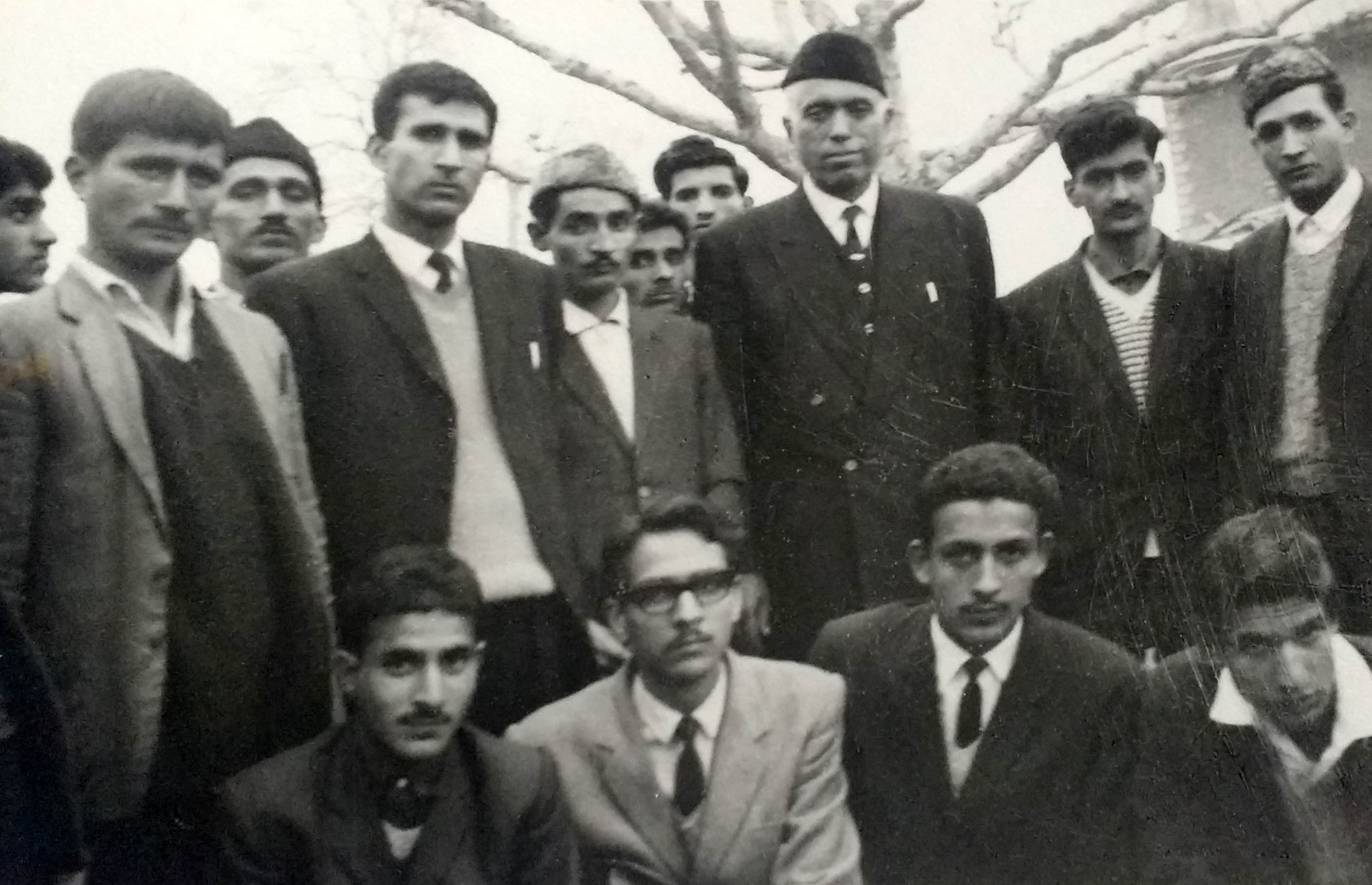 Students and Youth League delegation with Sheikh Abdullah. (Photo courtesy: Abdul Rashid Kabuli). Students and Youth League delegation with Sheikh Abdullah. (Photo courtesy: Abdul Rashid Kabuli).