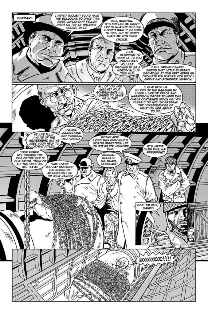 Gandhi – The Beast Within, written by Jason Michalski and illustrated by Antonio Rojo Gandhi – The Beast Within, written by Jason Michalski and illustrated by Antonio Rojo